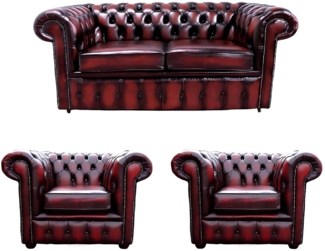 JVmoebel Chesterfield-Sofa Chesterfield Ledersofa Textil Couch Stoff Polster Sofa Garnitur Sitz, 3 Teile, Made in Europa