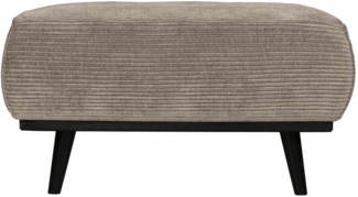 Hocker Statement aus gewebten Jacquard, Beige