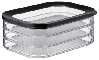 Mepal MODULA Aufschnittdose 3-teilig je 550 ml schwarz