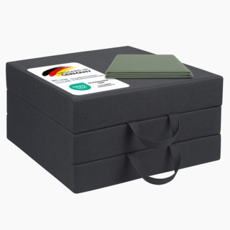 Klappmatratze 90x200x15 cm mit Tasche Grün