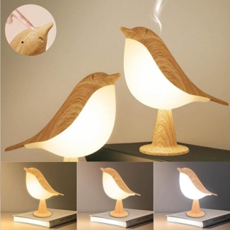 Jibenhome LED Nachtlicht Nachttischlampe Tischlampe Kabellos Touch Dimmbare LED Tischleuchte, Innen & Außen Nachtlampe Kinder Wiederaufladbar 1800mAh mit 3 Farbmodi