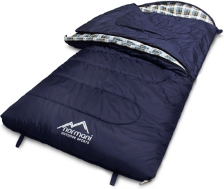 normani Deckenschlafsack 4-in-1 Schlafsack Antarctica, Extrem 4-Jahreszeiten Outdoor-Schlafsack mit Inlett