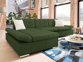 Ecksofa Montana Premium (Farbe: Maya 07 + Maya 07 + Maya 02, Seite: Links)
