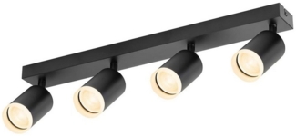 Zedelmaier Deckenstrahler Deckenspots Deckenleuchte max. 7W, GU10, für Wohnzimmer Flur, 350° Schwenkbar, ohne Leuchtmittel