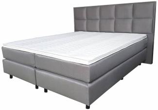 Boxspringbett 'FLORENZ' Grau 160x200cm H5