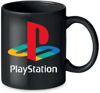 Blondie & Brownie Tasse Playstation Gamer Nerd Spiele Konsole, Keramik, Spülmaschinenfest