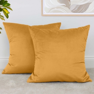 Amilian Dekokissen 2er Set - Kissen mit Füllung und Bezug - Sofakissen, Zierkissen, (2 Stück), 40x40 cm, Kopfkissen, Kuschelkissen mit Kissenfüllung