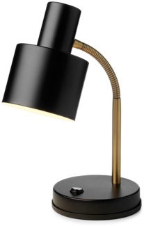 Halo Design 746927 Vogue Tischleuchte Schwarz Messing E27