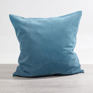 Kissen Deko von Lysel - blau Uni Jerada 40x40 Polyester kissenbezug Dekokissen