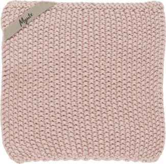 Ib Laursen - 2 Stück Topflappen Mynte Strick Baumwolle Rose Shadow Rosa 6350-43