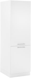 Kühlumbauschrank >LAUNDREEZY< in weiß, Holzwerkstoff - 60x200x68cm (BxHxT)