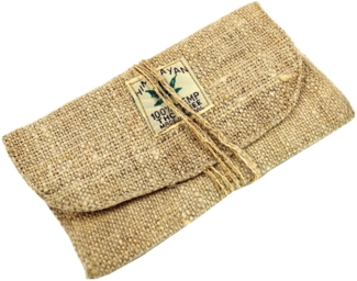 Guru-Shop Aufbewahrungstasche Hanf Tabakbeutel, Tabaktasche, Drehtasche - natur