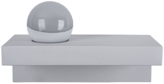 LED Wandleuchte, Metall, Gips, weiß, 30 cm