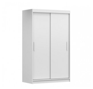 MOEBLO Kleiderschrank NOAH 04 (Schrank Garderobe Zweitürenschrank, Moderner und funktionaler Schiebe­türen­schrank Kleiderschrank), (BxHxT): 120 x 200 x 61 cm