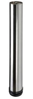 Hettich Möbelfuß 6,0 x 40 - 43 cm Edelstahl-Optik - 1 Stück