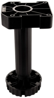 SO-TECH® Möbelfuß Sockelfuß Höhe 185 mm Stellfuß verstellbar, (40-St), inkl. 10 Sockelbefestigungsclip