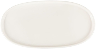 COMAS PLANO ovaler Teller 34 cm, 6 Stück, Porzellan