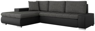 Ecksofa Orkan Mini, Farbe: Soft 011 + Lux 06