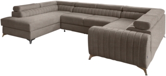 Eltap Louis Ecksofa (Poco 7) Seite links, Grau, 202 x 92 x 347 cm