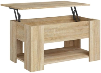 Couchtisch, Sofatisch Sonoma-Eiche 79x49x41 cm Holzwerkstoff