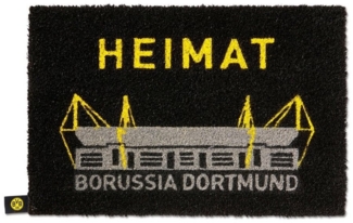 BVB Fußmatte BVB-Fußmatte, rechteckig, Höhe: 2 mm