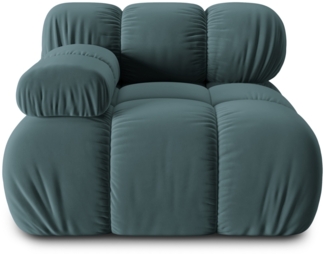 Micadoni Eckmodul Bellis Links Samt Bluvel Türkis