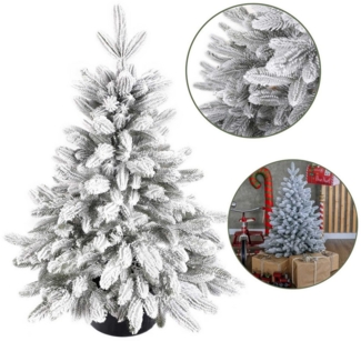 Sarcia. eu Künstlicher Weihnachtsbaum Künstlicher Weihnachtsbaum Skandinavische Fichte schneebedeckt 80cm