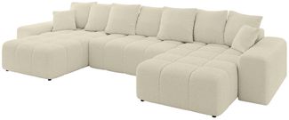 ALTDECOR Wohnlandschaft ENIL-U, Couch mit Schlaffunktion, Wohnzimmer - Ecksofa, Corner Sofa Bett Eckcouch Couch U-Form Schlafcouch Ausziehbar