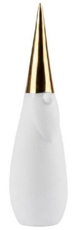 Räder Living Porzellangeschichten Santa Groß Gold 4X4X15 cm
