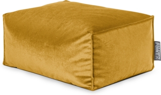 Sitting Point Sitzsack Marla Roll Samt senf