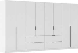 rauch Drehtürenschrank Kleiderschrank Schrank Garderobe AGORDO mit Dekor- oder Hochglanzfront (in zwei Griff-Farben, Breiten 91-360 cm) mit Außenschubkästen, in 7 Breiten und 2 Höhen MADE IN GERMANY