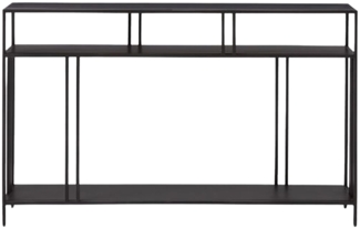 Calicosy Konsole schwarz L110 cm - Venedig - Schwarzes Metall