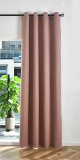 Gardinenbox Verdunkelungsvorhang (1 St), Ösen, verdunkelnd, Leinenbindung, 100% Verdunkelung Blackout Leinenbindung 202410