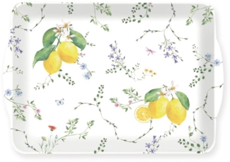 EasyLife Servierteller Fleurs et Citrons, Spülmaschinengeeignet