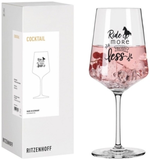Ritzenhoff Longdrinkglas Reitgold, Kristallglas