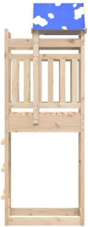 vidaXL Spielturm Braun 52.5 x 85 x 239 cm Massives Kiefernholz 3417190
