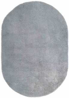 vidaXL Teppich Shaggy Hochflor NAVARRA Silbergrau 300x200 cm Polyester 4102940