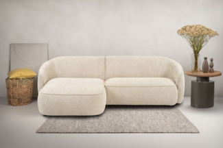 INOSIGN Ecksofa Cosigo, Breite 246 cm, 2 Chenille-Stoffe zur Auswahl, mit Kaltschaum