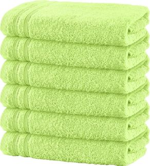 Erwin Müller Handtuch Handtuch "Heidelberg" 6er-Pack, Frottier, Walk-Frottier Uni