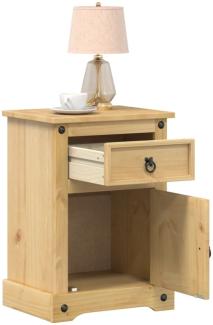 vidaXL Nachttisch Corona 45x35x64 cm Massivholz Kiefer 4005655