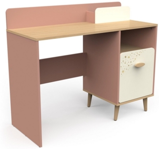 habeig Kinderschreibtisch Schreibtisch Himmelssterne Kindertisch Tisch Prinzessin 88x107x45cm, Breite 107cm
