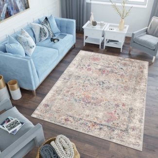 Tapiso Kinderteppich LAZUR, rechteckig, Höhe: 9 mm, Kurzflor, modern Design