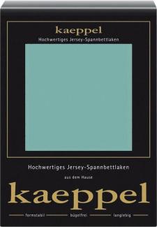 Kaeppel Spannbettlaken Single Jersey Mako Elasthan, Jersey-Elasthan, Gummizug: rundum, (1 Stück), aus 97% Baumwolle und 3% Elasthan