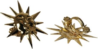 Liedeco Dekoklammer Sonne, Gardinen, Vorhänge, (Packung, 2-St), für Gardinen, Vorhänge