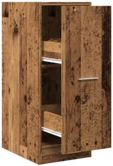 vidaXL Apothekerschrank Altholz-Optik 30x41x77,5 cm Holzwerkstoff 855158