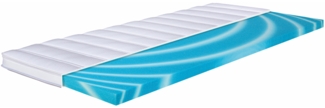 Hn8 Gelschaum-Topper "Gel Klima", 140x200 cm, Höhe: ca. 6 cm
