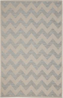 Dekoria Teppich Modern Chevron wool/ ice blue 160x230 cm