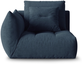 Micadoni Eckmodul Bloom Links Strukturierter Stoff City Dunkelblau