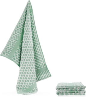 Aspero Geschirrtuch 3 Frottee Baumwoll-Geschirrtücher, (3er Pack), saugstarke Küchentücher