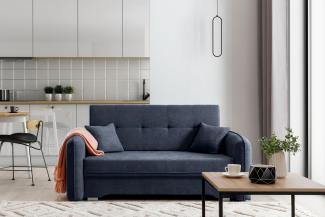 Wohnideebilder Laine 3-Sitzer Dunkelblau Sofas & Couches SO-LAI-40PO